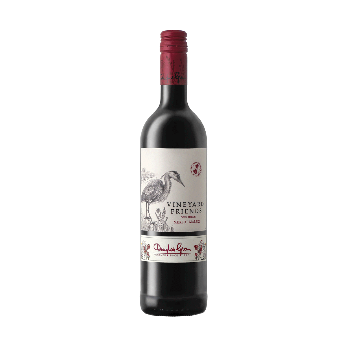 Buy Vineyard Friends Grey Heron Merlot Malbec 2020 online